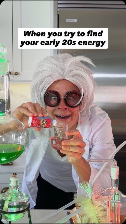 Instagram post by @laurenagans for 5-hour ENERGY. Caption reads: Elixir results may vary 🧪 But @5hourenergy Red....