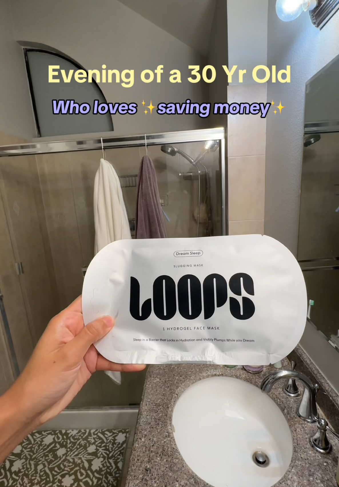TikTok post by @lesannettee for LOOPS. Caption reads: [...] money and reach her financial goals. Ft.....