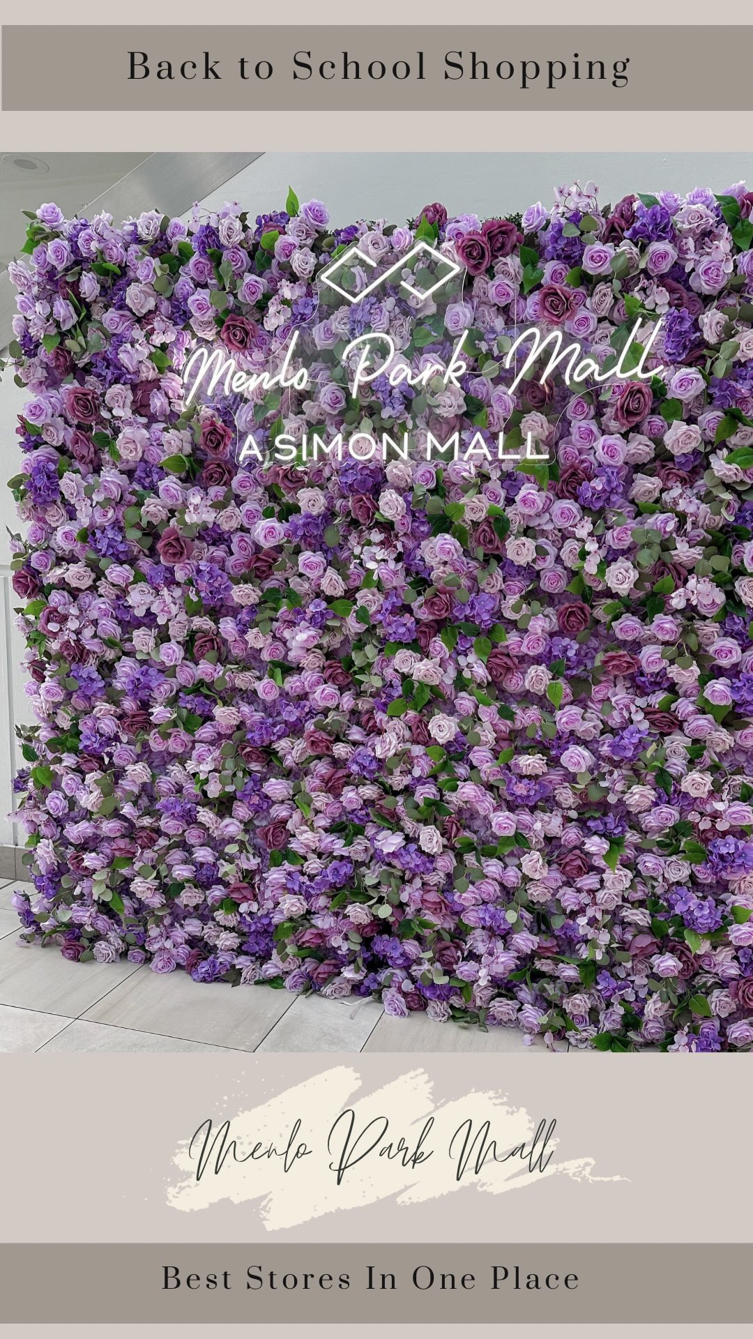 Instagram post by @thejennaricciardi for Simon Malls. Caption reads: There’s something so exciting about back-to-school....