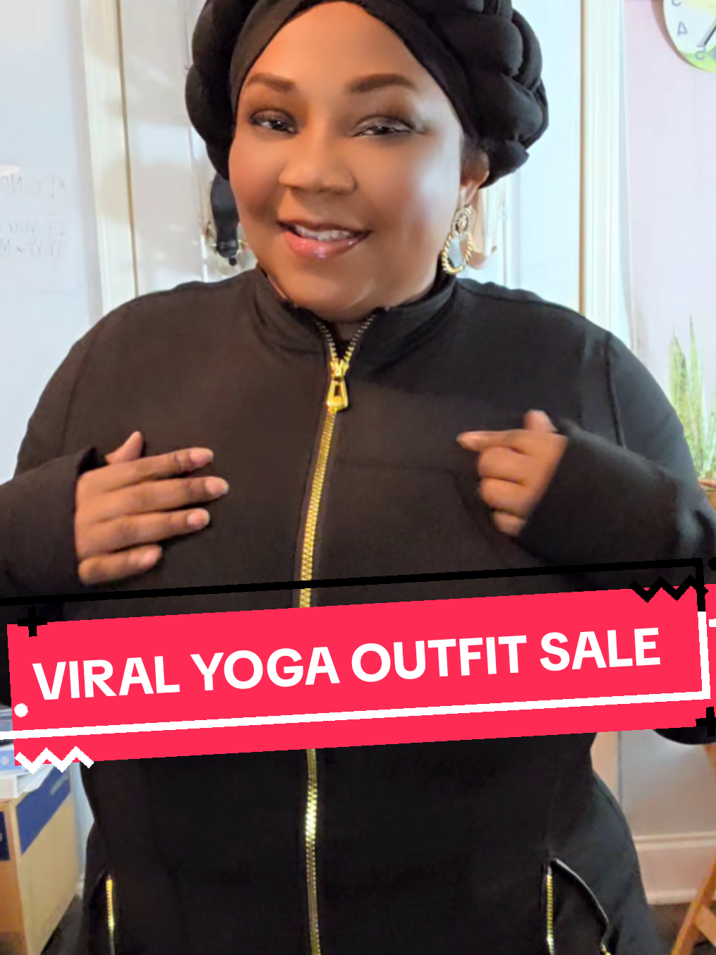 TikTok post by @dr_sonyettac for Uncia Active. Caption reads: @UnciaActive @Uncia-Active Comfortable Yoga Pants....