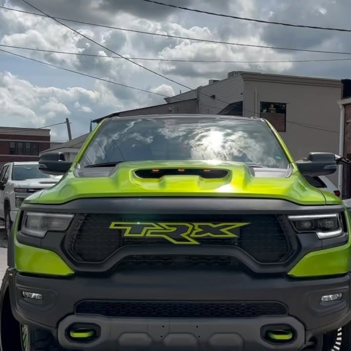 Instagram post by @hellcatdurango for Mopar. Caption reads: @tire.traxx 𝙏𝙍𝙓 𝙄𝙨....