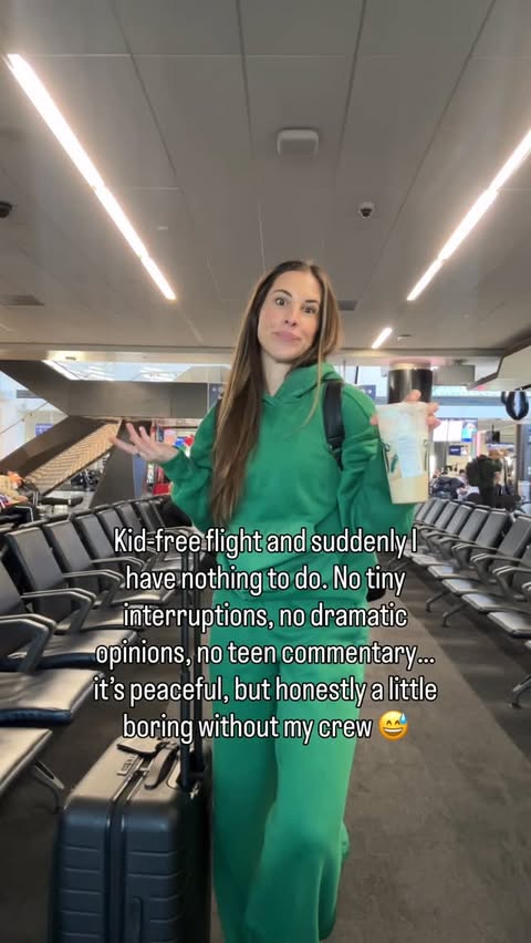 Instagram post by @taljohnson for Away. Caption reads: Traveling without the kids and it feels so....