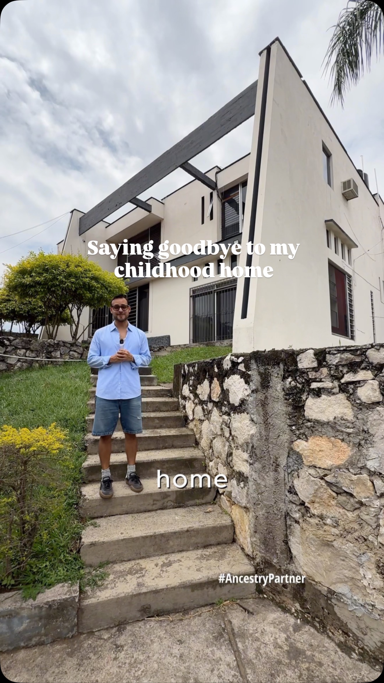 Instagram post by @donborsch for Ancestry. Caption reads: #AncestryPartner Let’s tour my childhood home in....