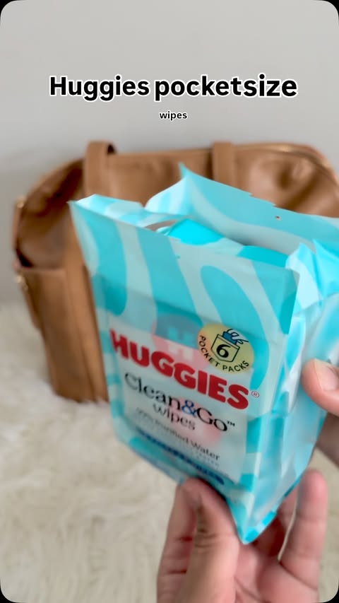 Instagram post by an influencer for Huggies. Caption reads: How amazing are these @huggiesanz Clean & Go wipes....