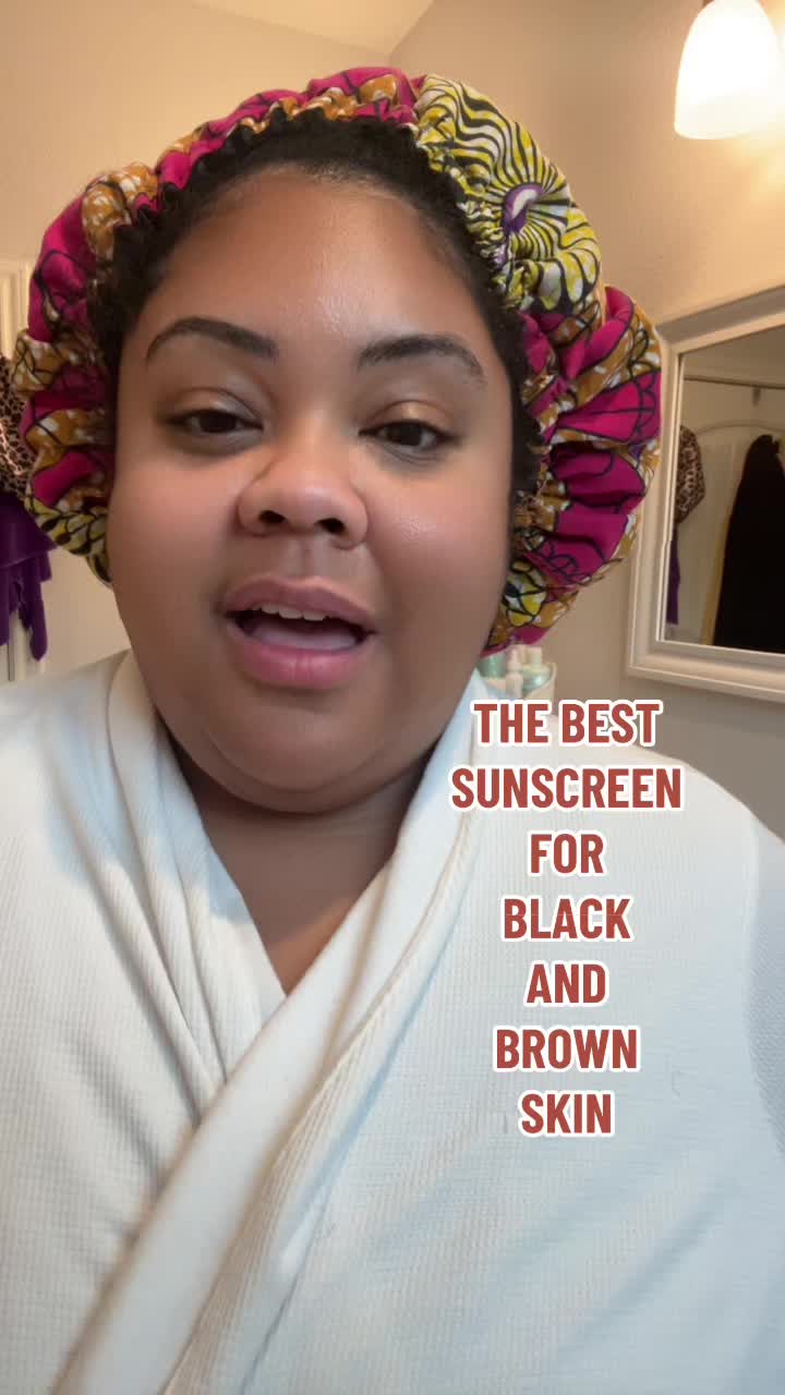 TikTok post by @secret.password for Cay Skin. Caption reads: @Cay Skin is literally the best sunscreen!! I....