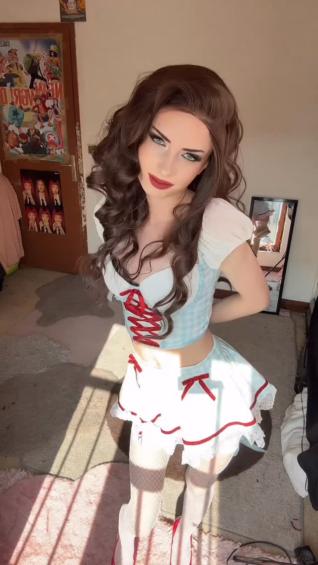 Instagram post by @clarawyy for Dolls Kill. Caption reads: 😭I sold this cosplay, you’ll never see it....