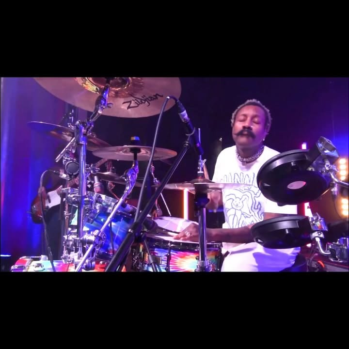 Instagram post by @beaniemusicofficial for Vic Firth. Caption reads: Here’s another section from my “BB-3” project....