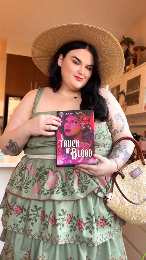 Instagram post by @roseybeeme for Read Riordan. Caption reads: [...] adventure, and it sounds so good! #ad....