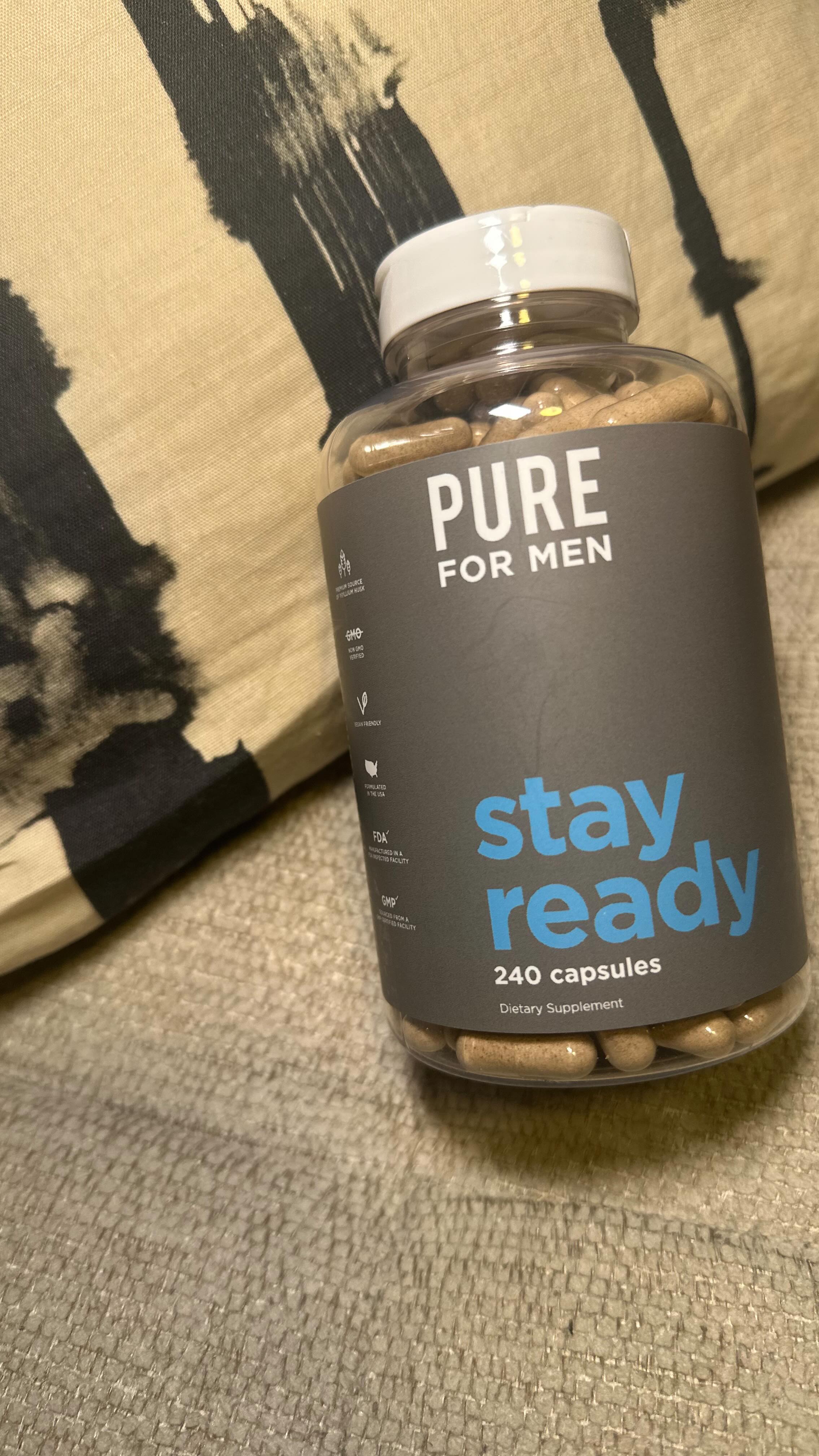 Instagram post by @mattconrado for Pure for Men. Caption reads: #ad thank you @pureformen for always helping me....