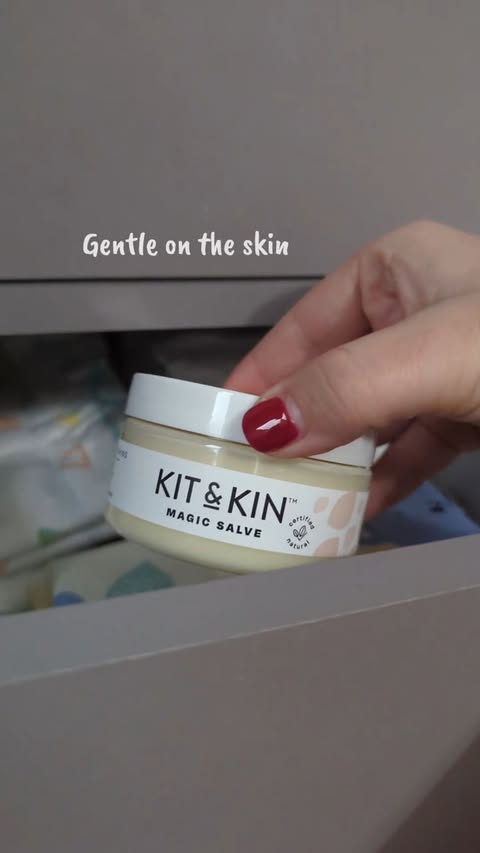Instagram post by @thebirch_family for Kit & Kin. Caption reads: I swear by @kitandkinuk for their nappies, wipes....