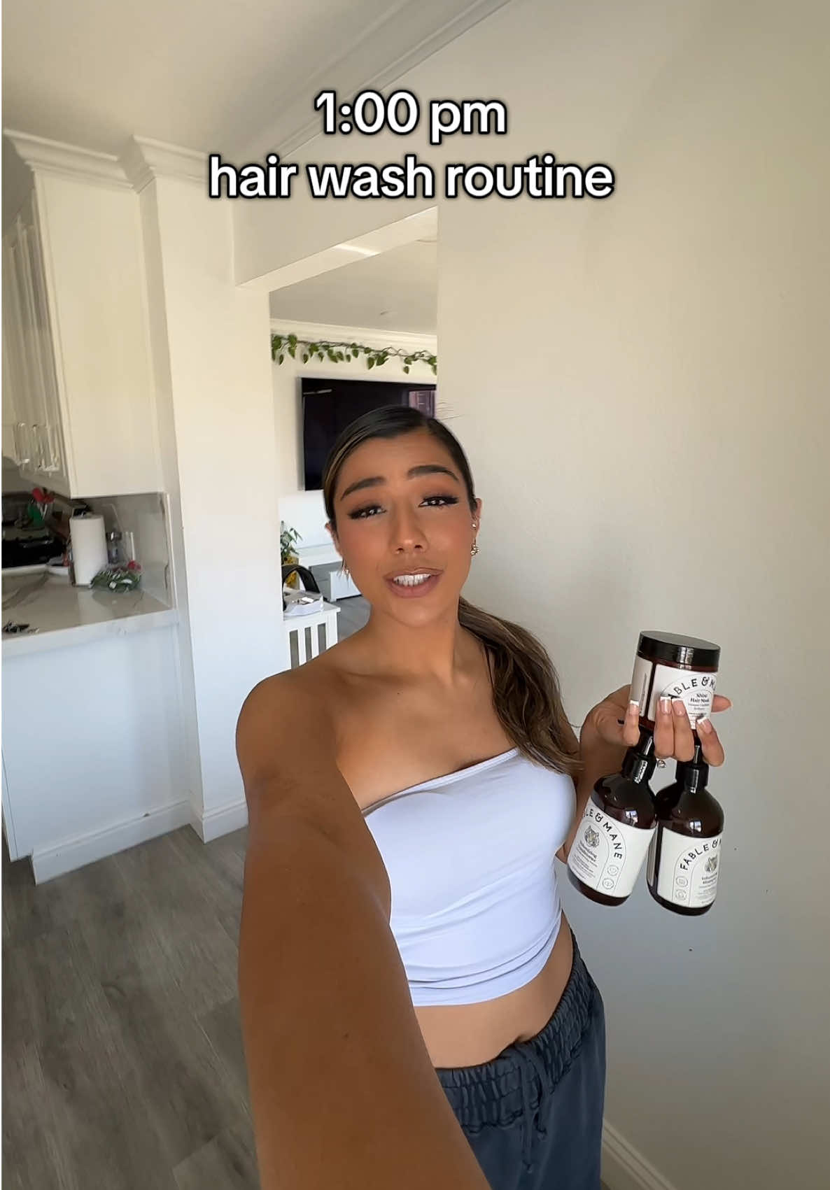 TikTok post by @anamikadubb for Fable and Mane. Caption reads: [...] this #amazonprimeday 💁🏽‍♀️🫶🏽....