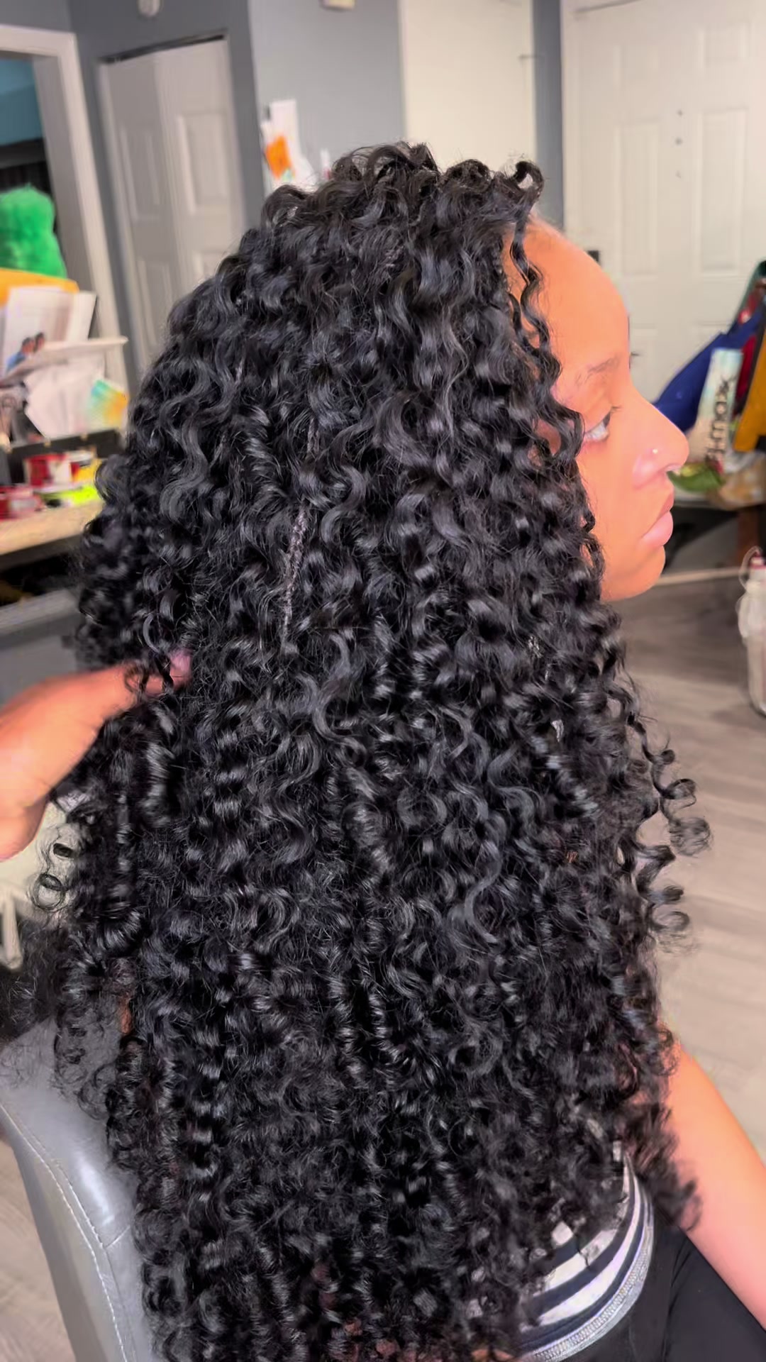 TikTok post by @talaniilee for Sterly Hair. Caption reads: [...] better than I thought they would👀🌚....