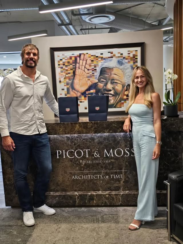 Instagram post by @ebenetzebeth4 for TAG Heuer. Caption reads: [...] even better doing it with my wife 👫⌚️....