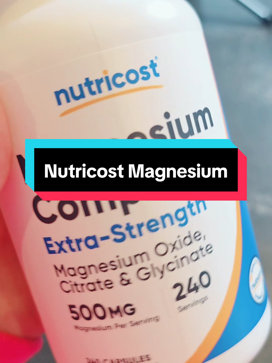 TikTok post by @kyholistichomestead for Nutricost. Caption reads: [...] might be craving magnesium. I added....