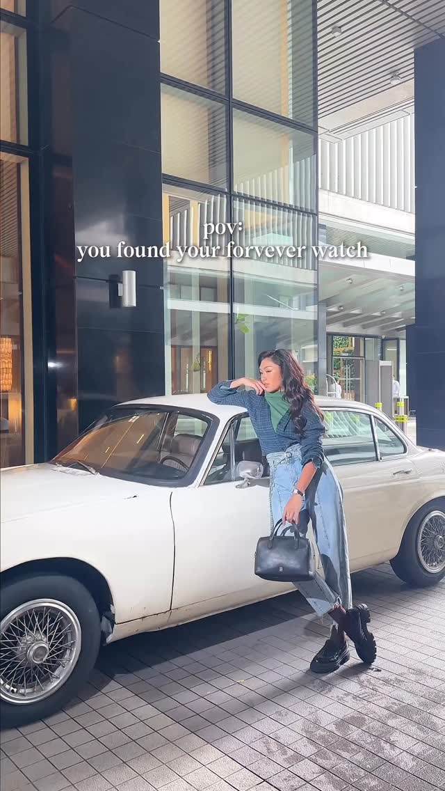 Instagram post by @iman.chesca for Fossil. Caption reads: Not just a watch. A legacy — @fossil....