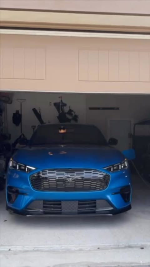 Instagram post by @khoa_nguyen for Ford. Caption reads: #Ford_Ambassador @Ford #MustangMachE With five....