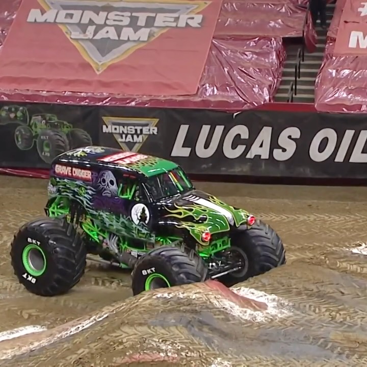 Instagram post by @cody_matt for Monster Jam. Caption reads: @Cody_Matt walking the tight rope to a 2-wheel....