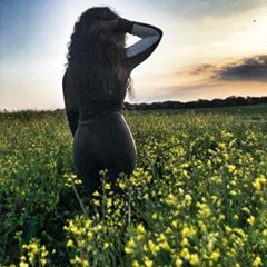 Instagram post by @gorgo.inanna for MODELWERK. Caption reads: Vi•va•cious 
Still loving this two piece set....