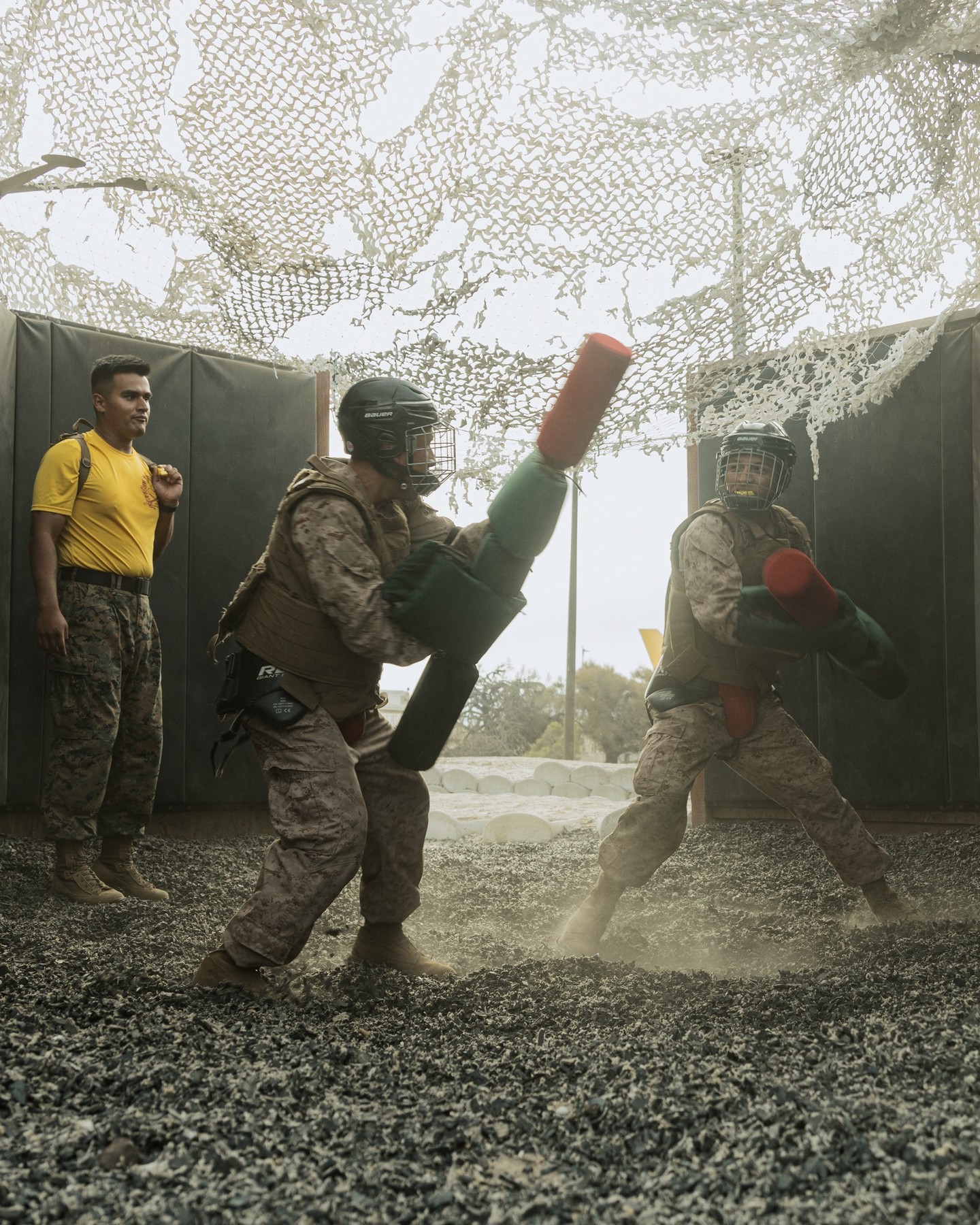 Instagram post by @mcrdsd for Marines. Caption reads: Pro tip: Speed and Aggression

Marine Corps....