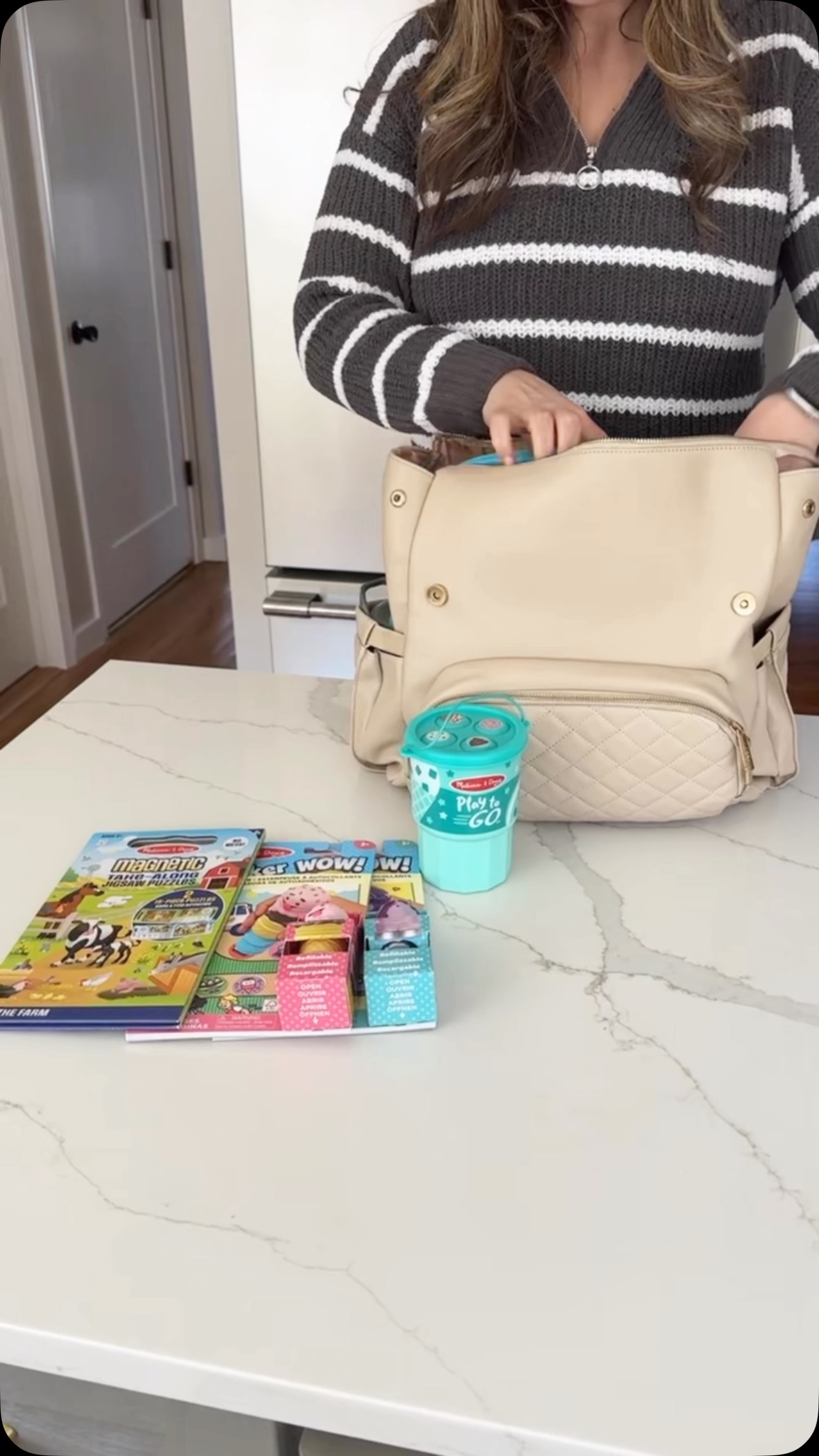 Instagram post by @shes_moving_mountains for Melissa & Doug. Caption reads: #ad 

​​Spring into fun with Melissa & Doug’s....