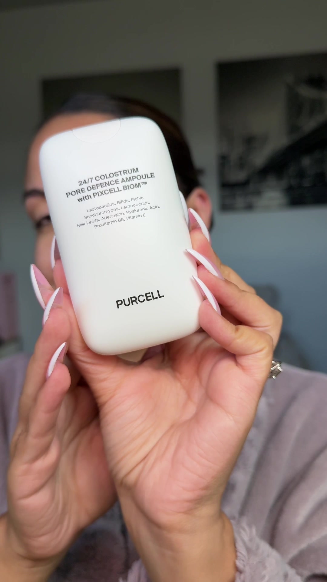 TikTok post by @mayrajflores for Purcell. Caption reads: [...] since I recorded this video - SO GOOD ✨....