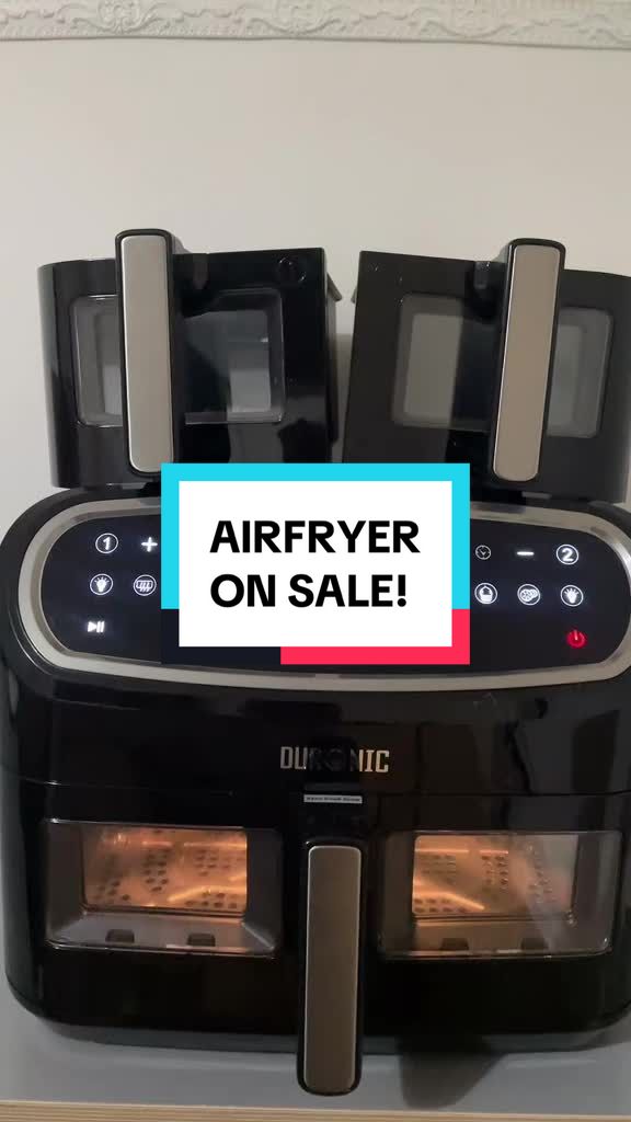 TikTok post by @ukwonderfinds for Duronic. Caption reads: [...] CLICK THE YELLOW BASKET. This Duronic, 3....