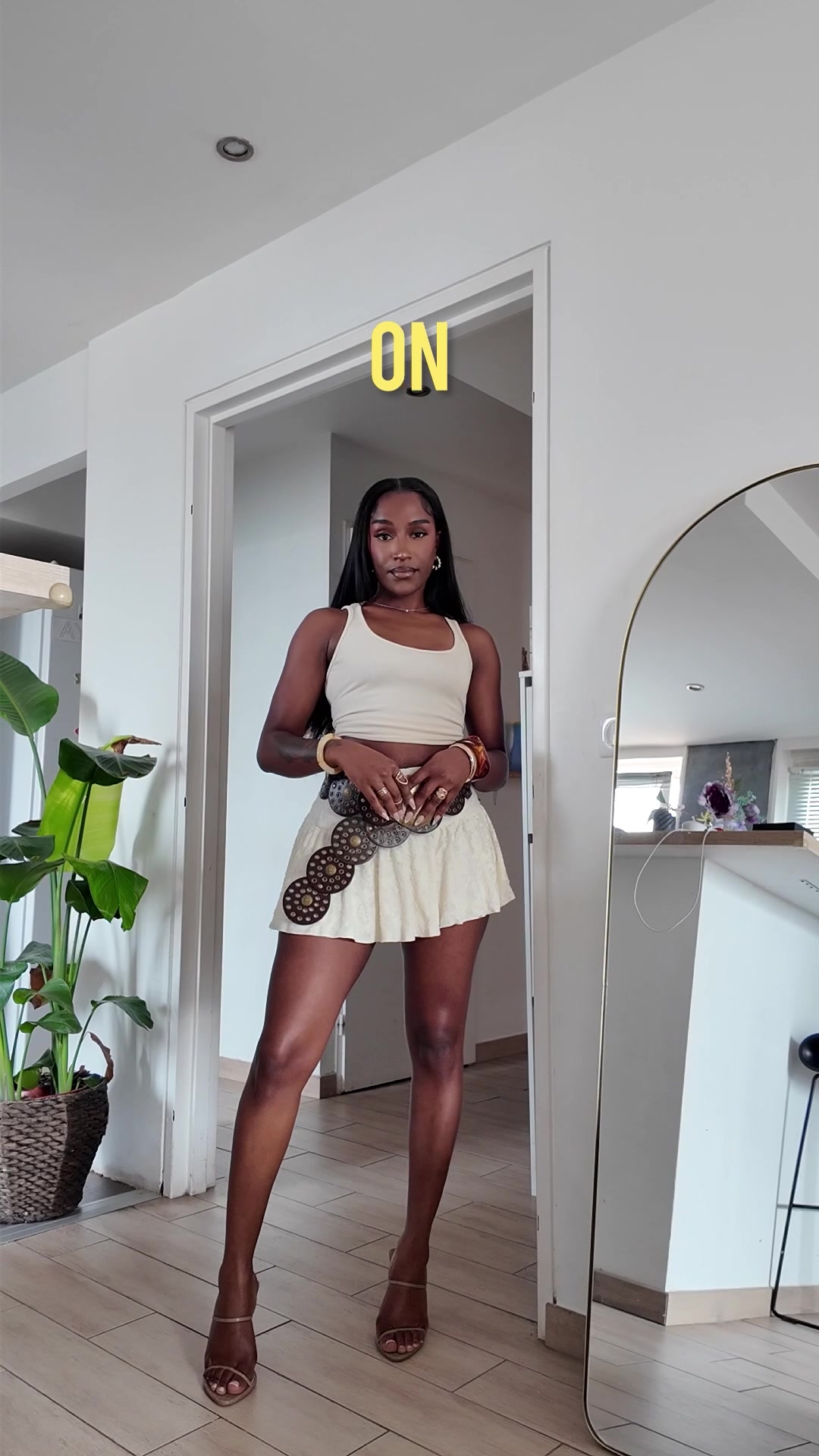 TikTok post by @itslenitaaa for Boohoo. Caption reads: just a fan 🐾💕  Pick ur favs et profite de -15%....