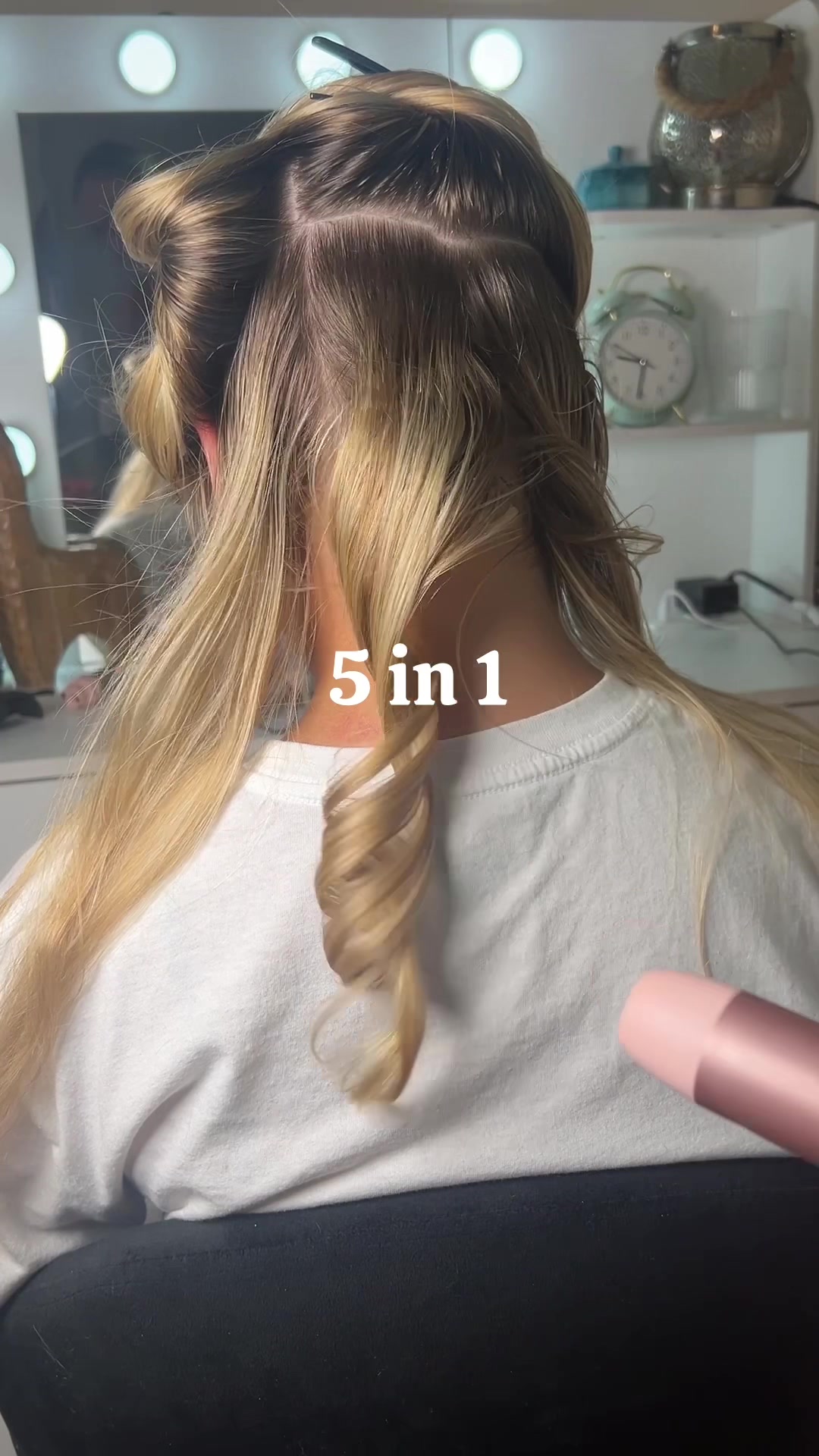 TikTok post by @perkyplantparent for Ufree. Caption reads: [...] hair tool with 5 attachments- Whoohoo!....