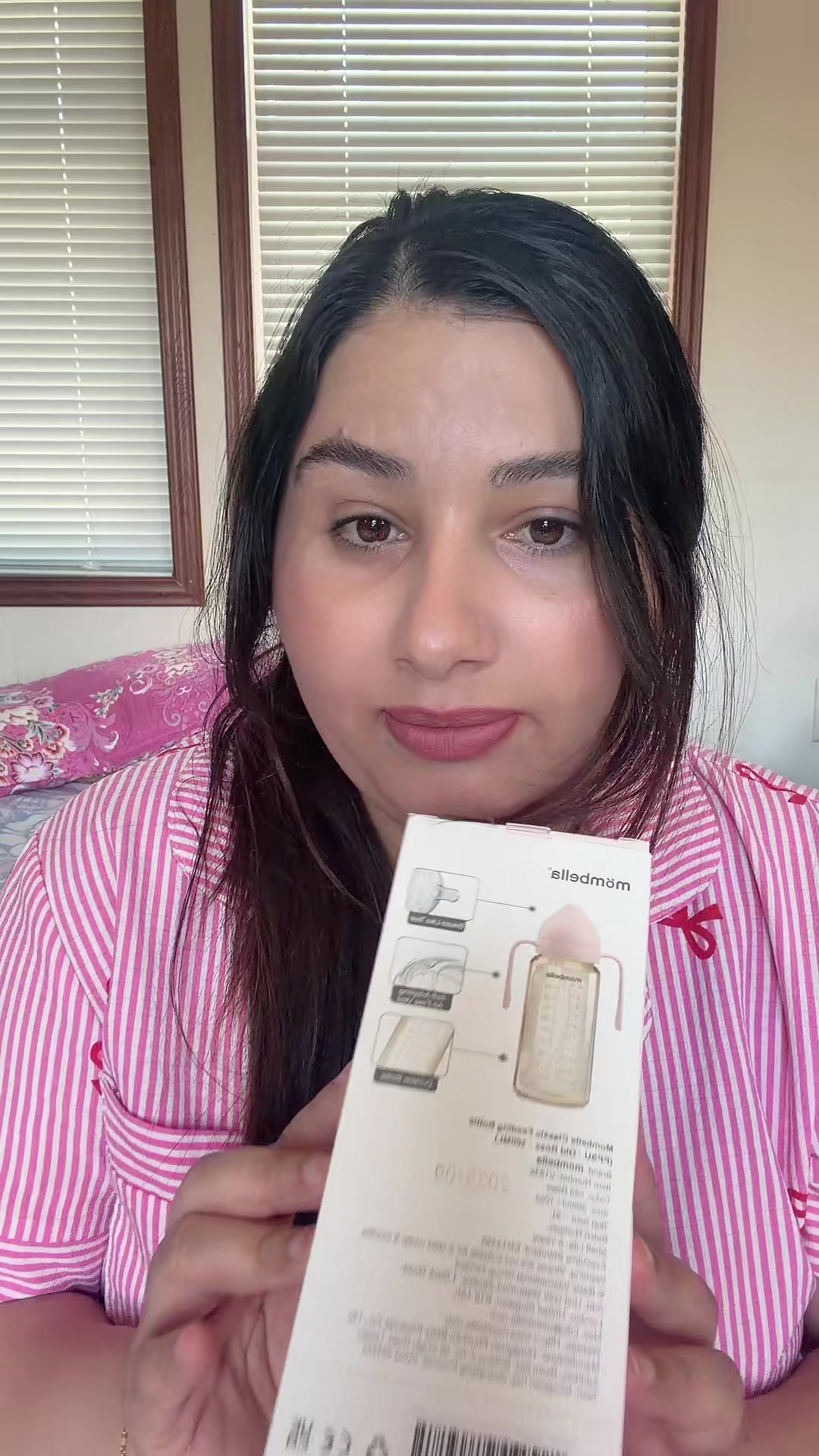 TikTok post by @pushpaneupane01 for mombella official. Caption reads: Connell classic feeding bottle#bottle #mombella....