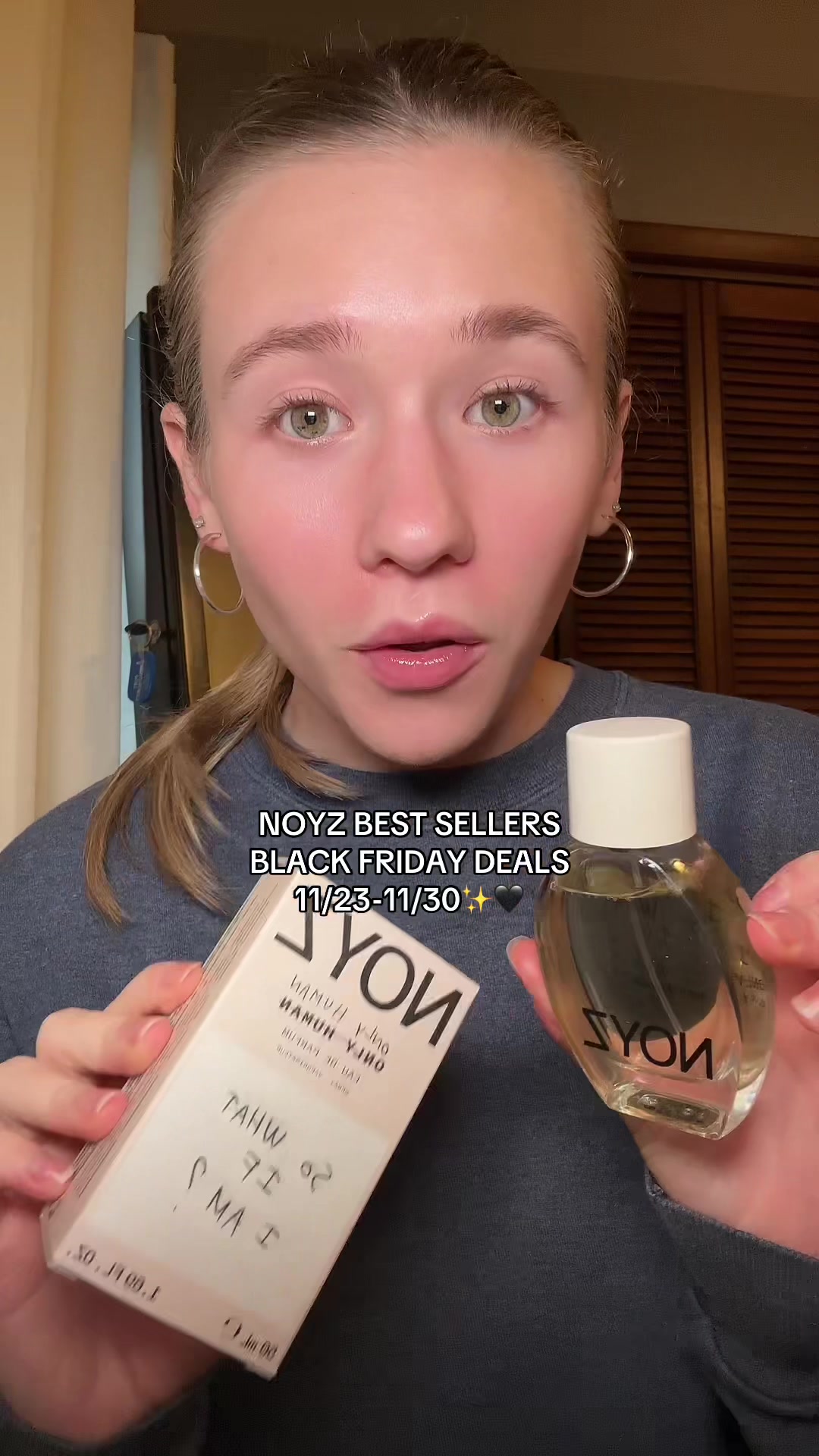 TikTok post by @ira.noel for NOYZ. Caption reads: Noyz vanilla lovers RUN and grab this [...].