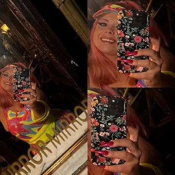 Instagram post by @rosa_notso_nice for KaseMe. Caption reads: Hey @kasemedesign! Barbie #Halloweekend commenced!....