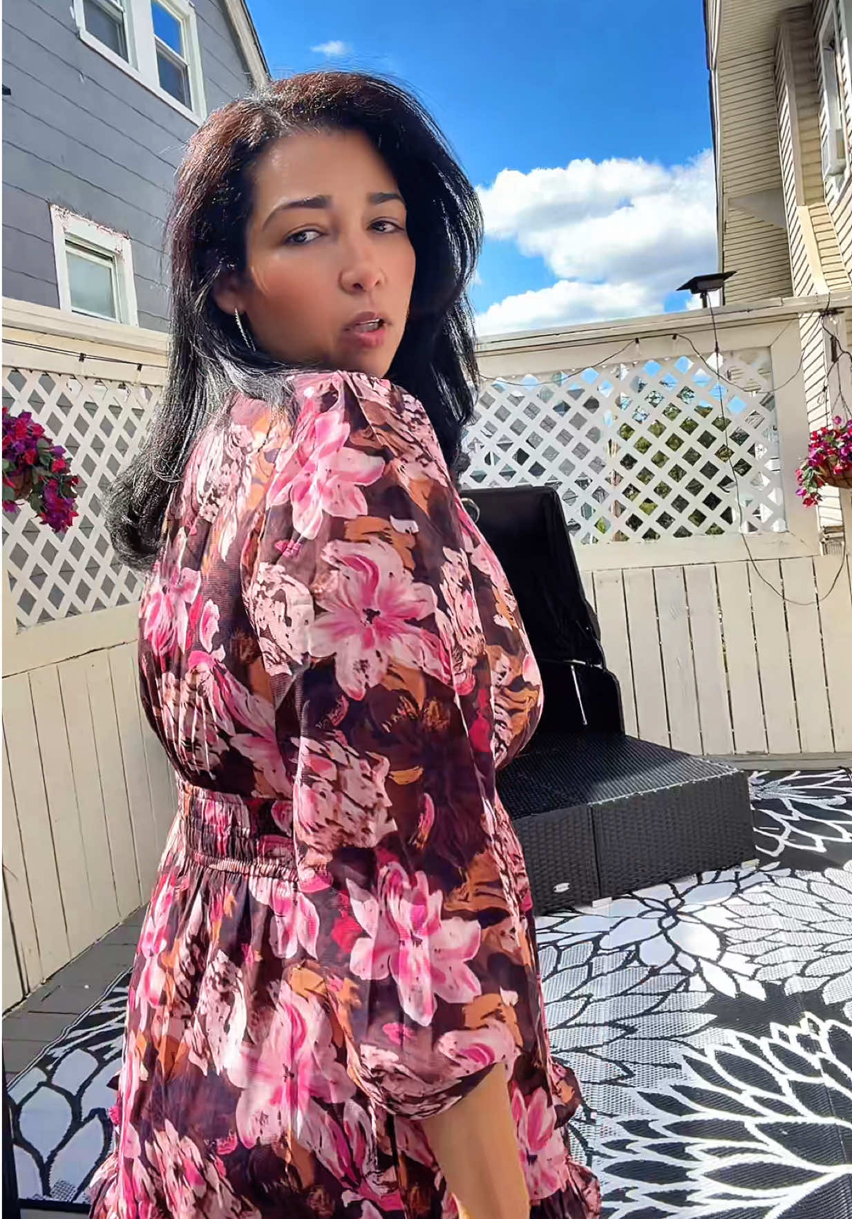 TikTok post by @mikaikylife06 for Grace Karin US Shop. Caption reads: Okay but the way this dress fits and MOVES 😍 So....