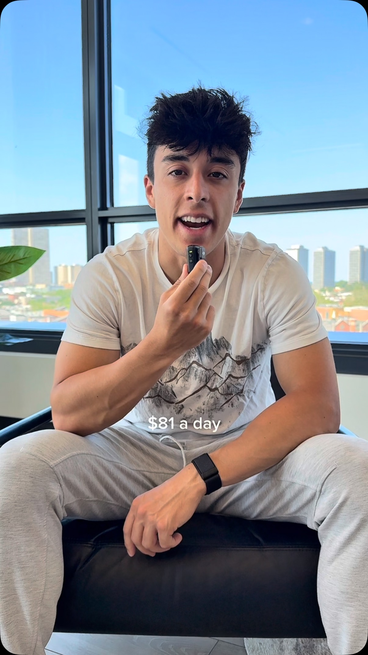 Instagram post by @andrewsdailyday for TripleTen. Caption reads: [...] pays — and tech kept coming up I found....