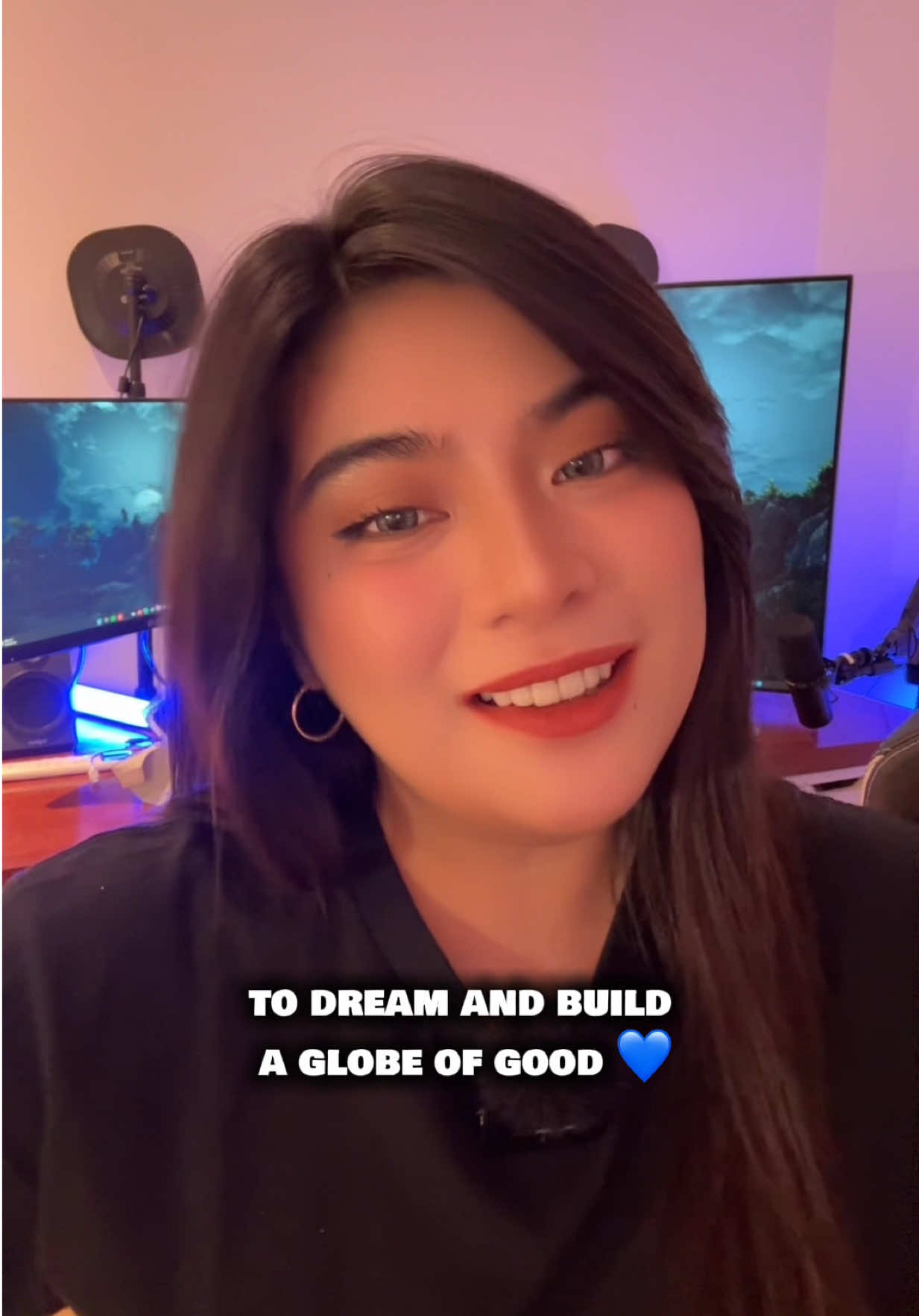 TikTok post by @cherizawa for Globe Telecom. Caption reads: [...] into reality! Tune in on Nov 20 sa @Globe....