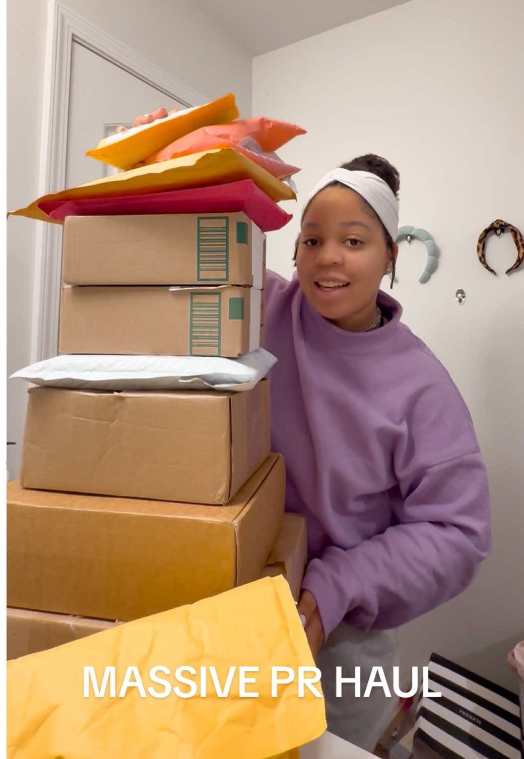 TikTok post by @rosagrace.h for Alabaster Co. Caption reads: So overly grateful to recieve all of these amazing....