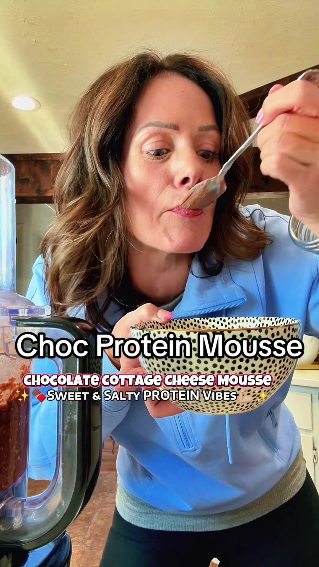 TikTok post by @takingmylifebackat42 for Hiland Dairy. Caption reads: 84 g PROTEIN! Cottage Cheese+Protein....