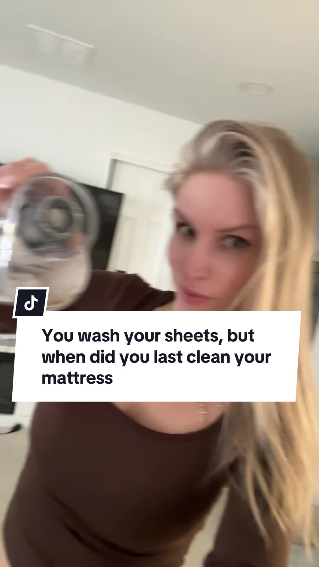 TikTok post by @lizzz_zzyy for Belife Clean. Caption reads: Mattress vacuum cleaner @Belife Clean....