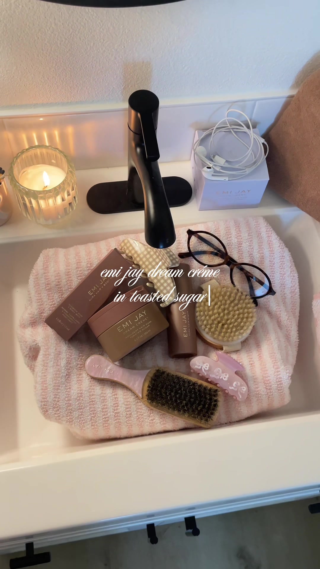 TikTok post by @raquelxzuleyma for Emi Jay. Caption reads: [...] my dream scent layering combo @Emi Jay....