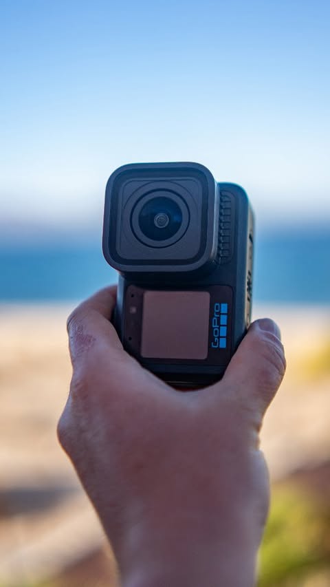 Instagram post by @joeva.photo for GoPro. Caption reads: I've been using GoPro cameras for years, so I was....