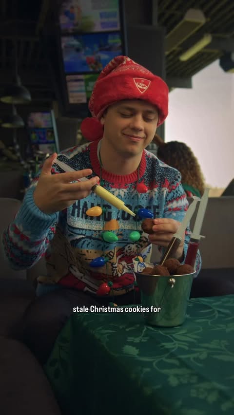 Instagram post by @hallylead for Topgolf. Caption reads: holiday party needs some help? text HOLIDAYHELP to....