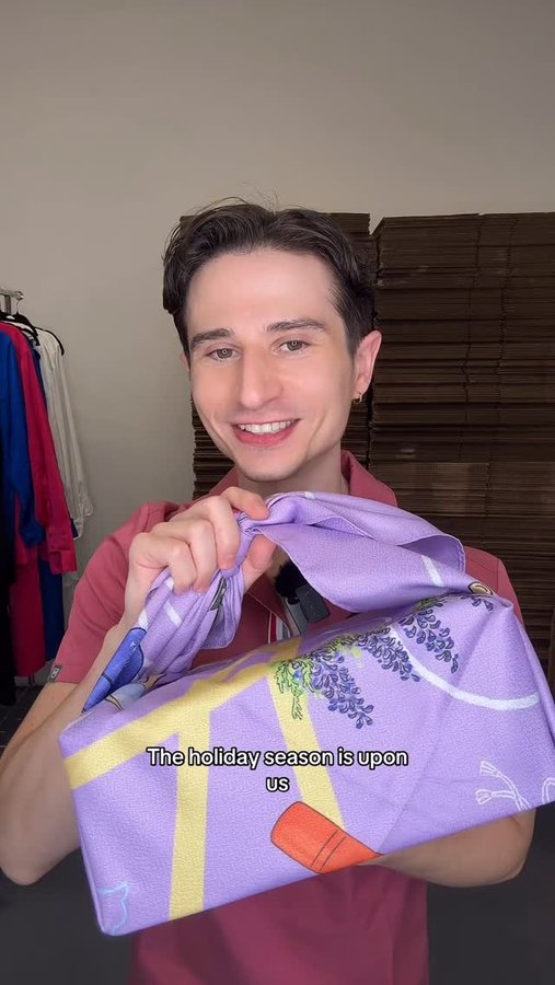 Instagram post by @dermangelo for Tatcha. Caption reads: Thanks @Tatcha for sending! This set is available....