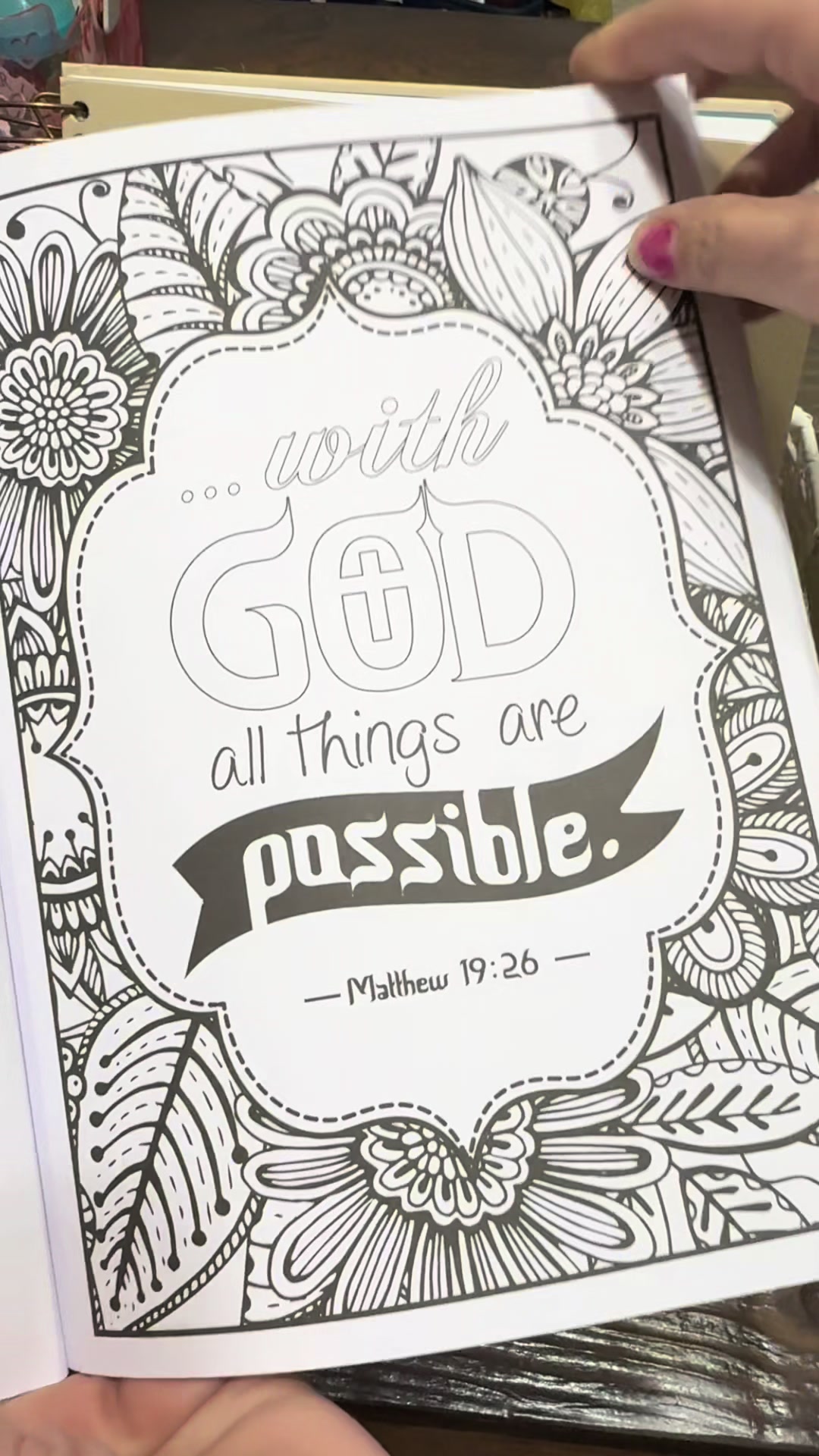 TikTok post by @rebelcanningmom for Spiral Bible. Caption reads: @SpiralBible Another Bible basket for the church....