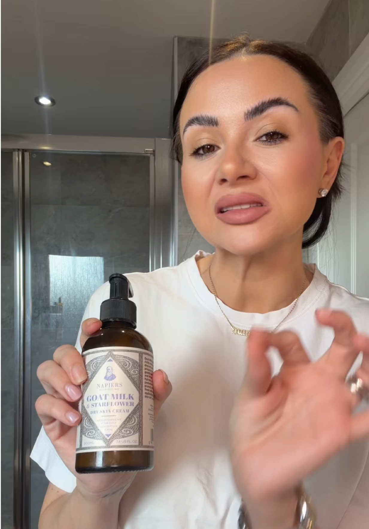 TikTok post by @amanda.manse for Napiers. Caption reads: @Napiers The Herbalists #skincare [...].