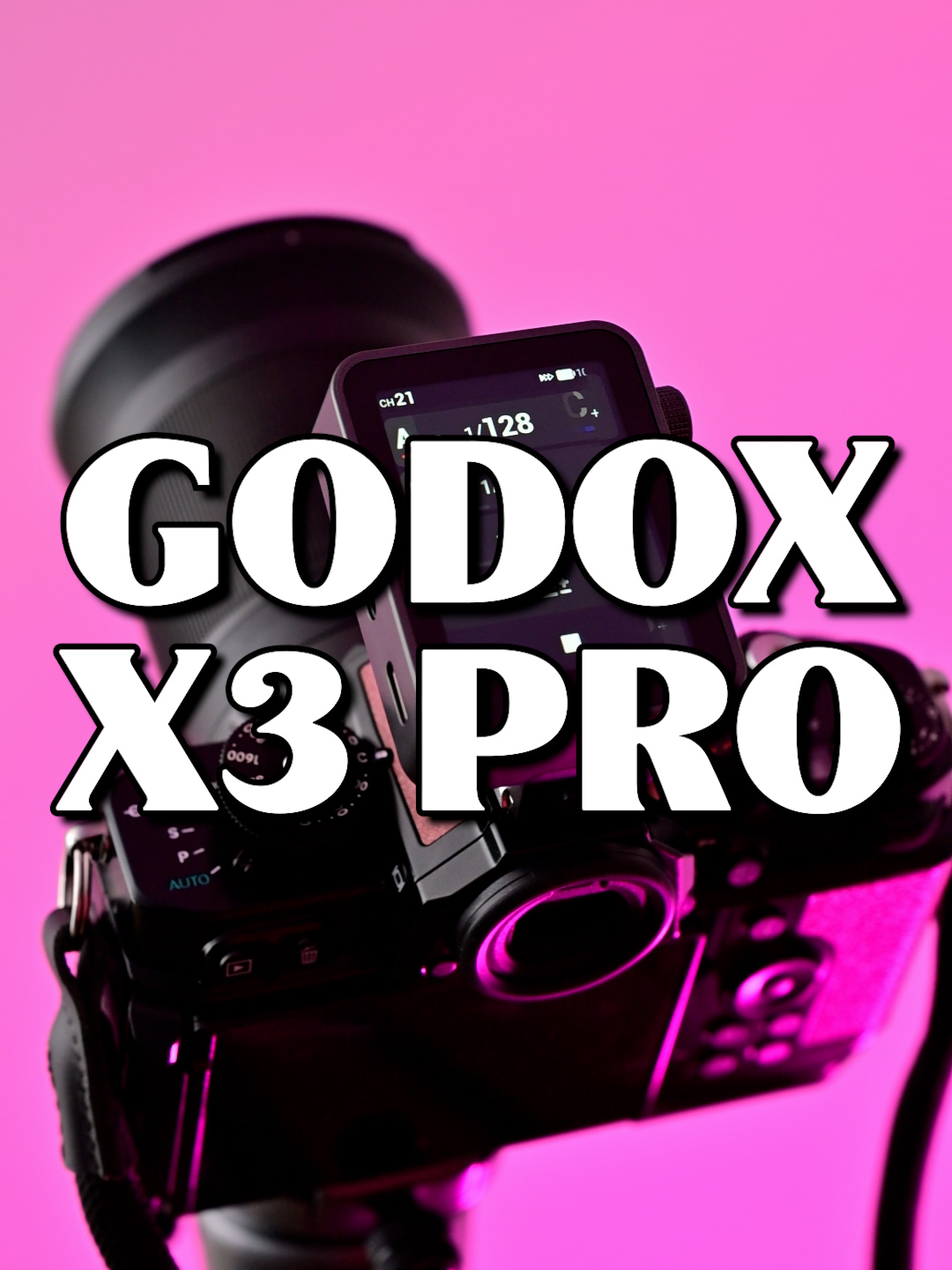 TikTok post by @mikejeffreyphoto for Godox. Caption reads: [...] has never been easier with the new....