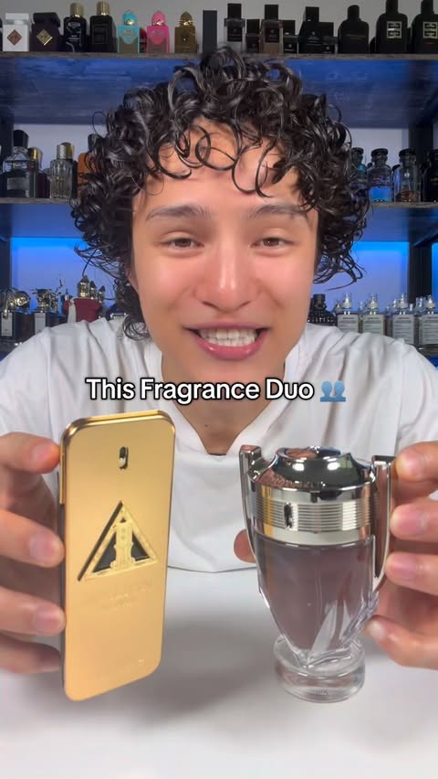 Instagram post by @thenoelthomas for rabanne. Caption reads: [...] moments. Both now available on Amazon.....
