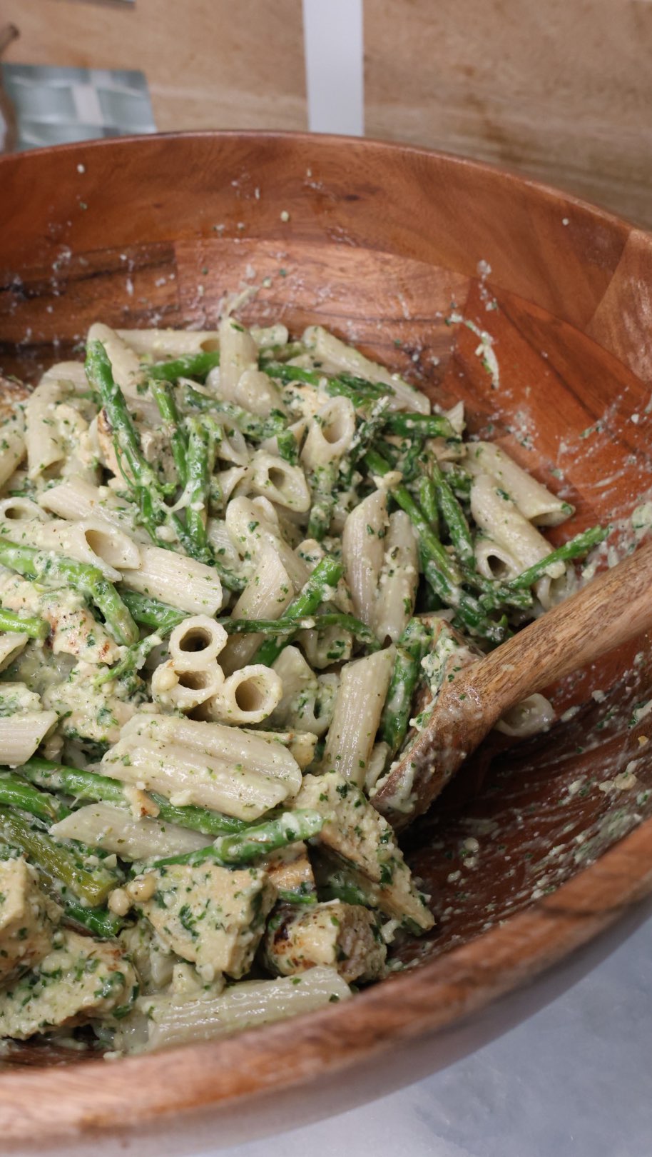 Instagram post by @cookingkatielady for TRIFECTA. Caption reads: ‼️ Like this reel & comment “PESTO” for a link to....