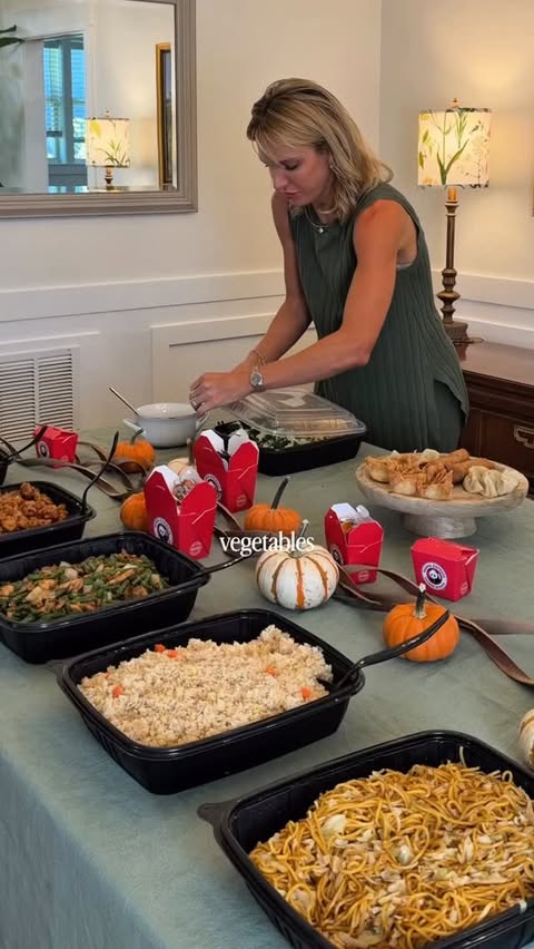 Instagram post by @mackenziebiehl for Panda Express. Caption reads: #PandaExpressPartner I hosted my father-in-law’s....