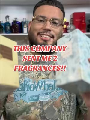 TikTok post by @miguelohfam for Romass. Caption reads: @ROMASS US Fanatasy is a beautiful fragrance.....