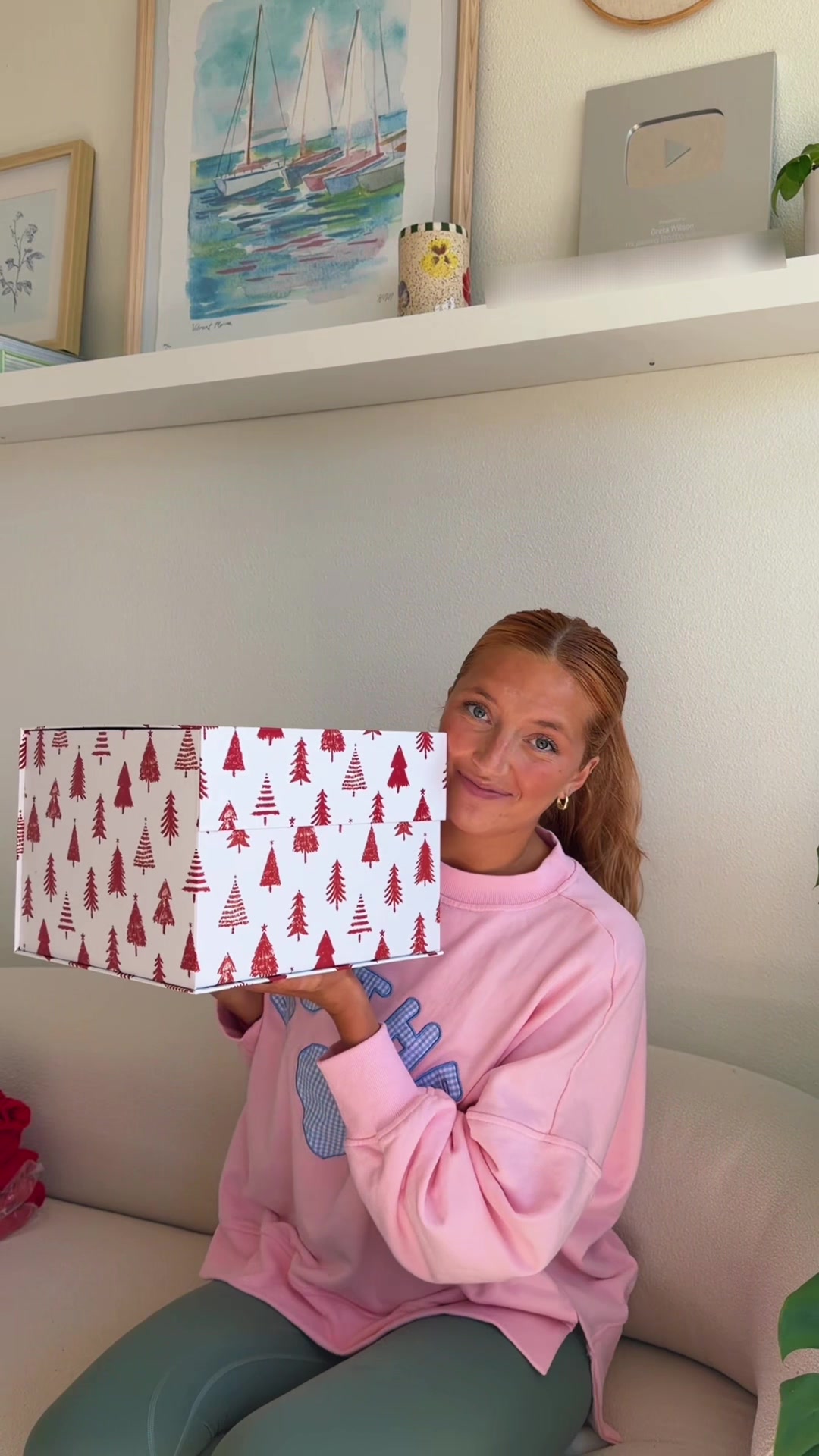 TikTok post by @itsgretawilson for Nordstrom Rack. Caption reads: Christmas shopping @Nordstrom Rack 🎅🏼🎁 #ad....