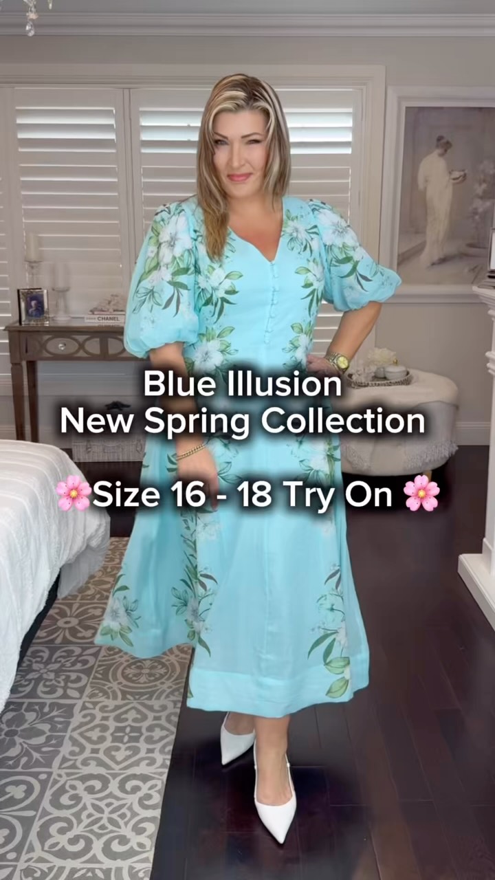 Instagram post by @thisgoeswiththataust for Blue Illusion. Caption reads: @blue.illusion | AD | 🌸 Spring is here — the....